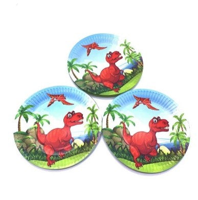 Assiettes Dinosaures 18cm