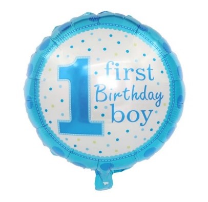 Ballon 1 first Birthday boy