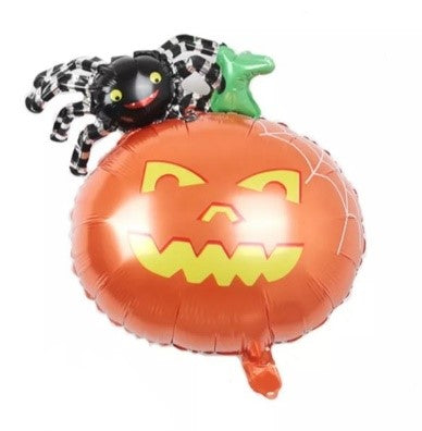 Ballon citrouille avec chauve-souris