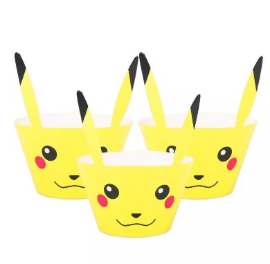 Habillages cupcake Pokémon Pikachu