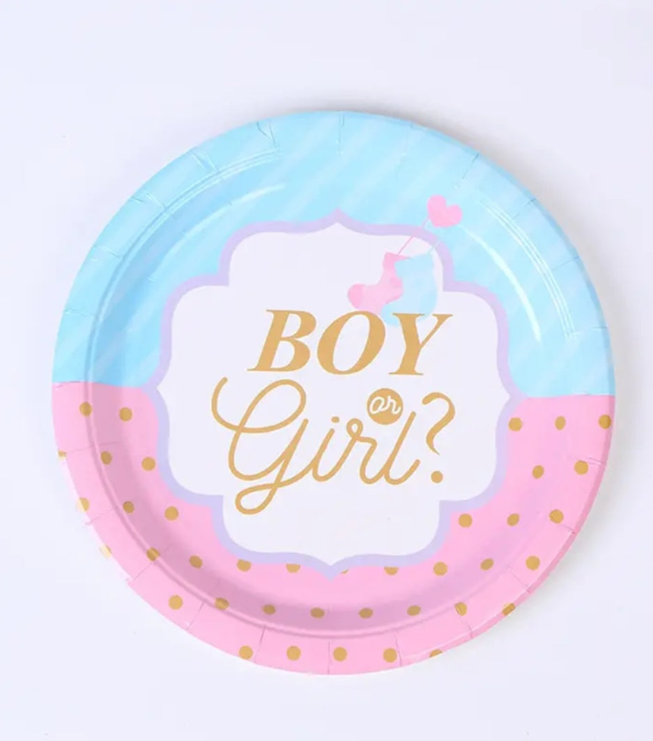Assiettes Boy or Girl 18cm