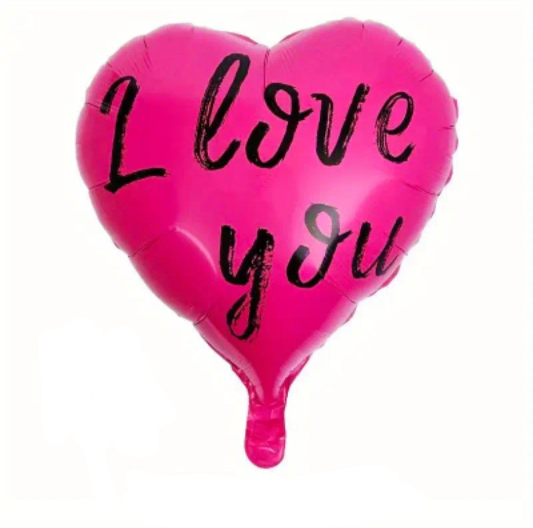 Ballon coeur I love you