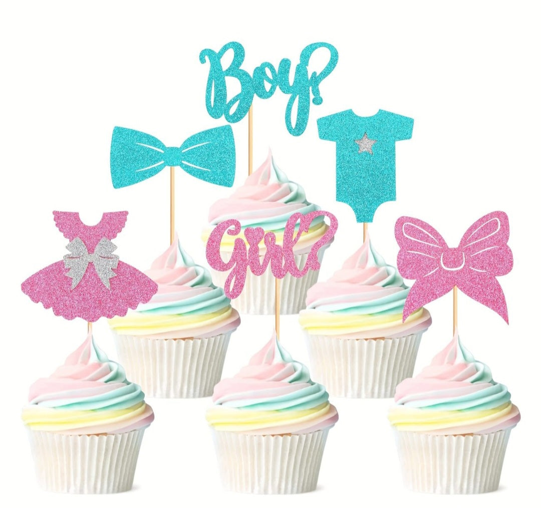 Décorations cupcake Boy or Girl ?