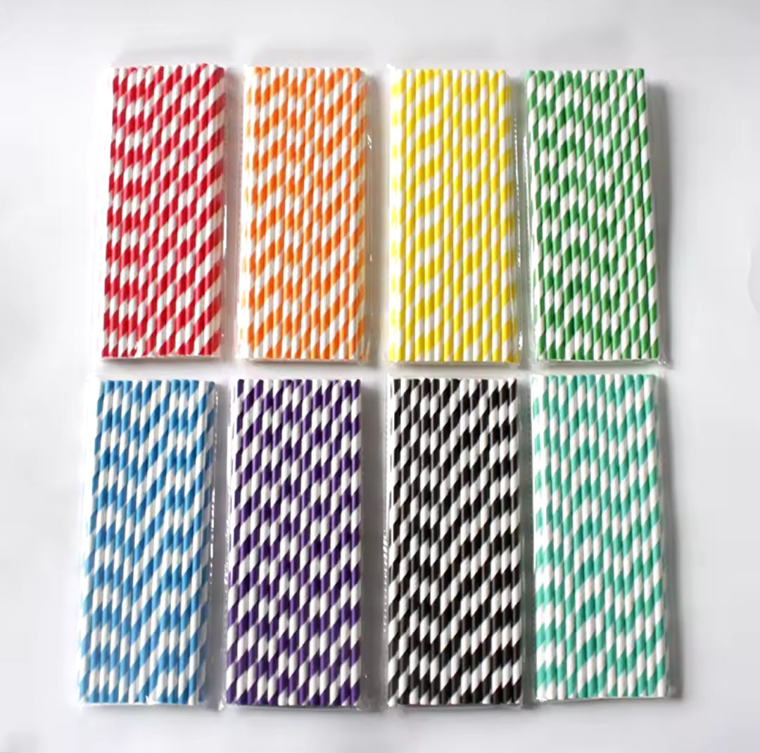 Pailles rayées
