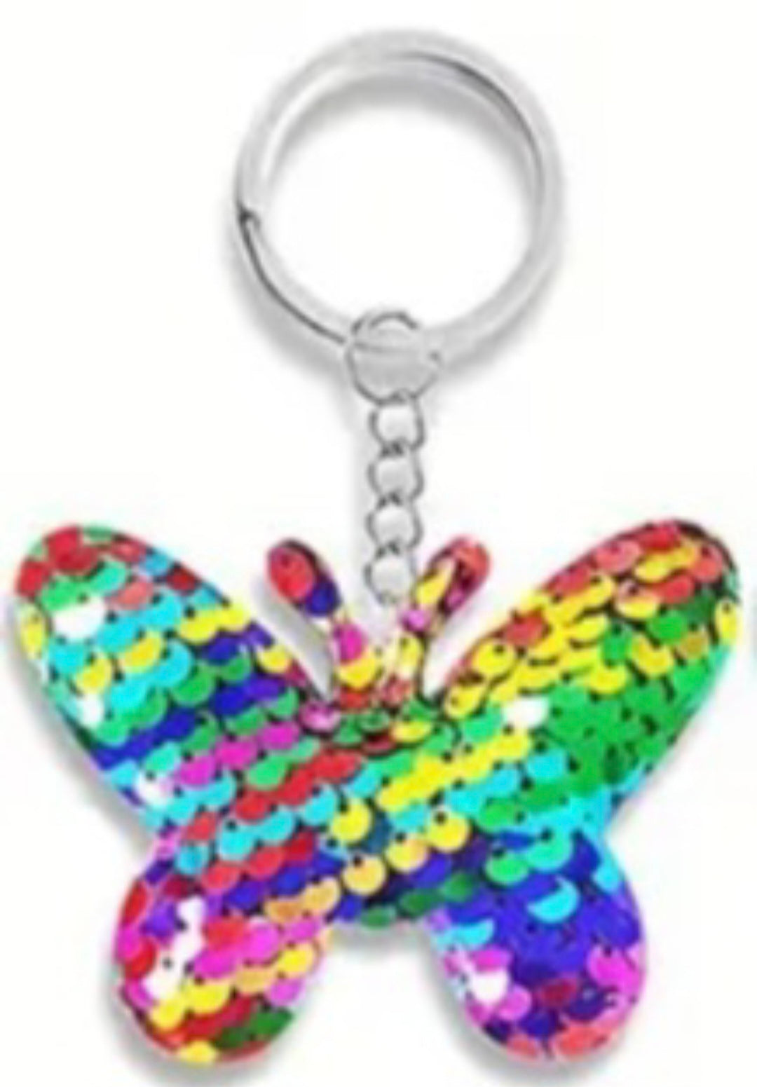 Porte-clé Papillon paillettes