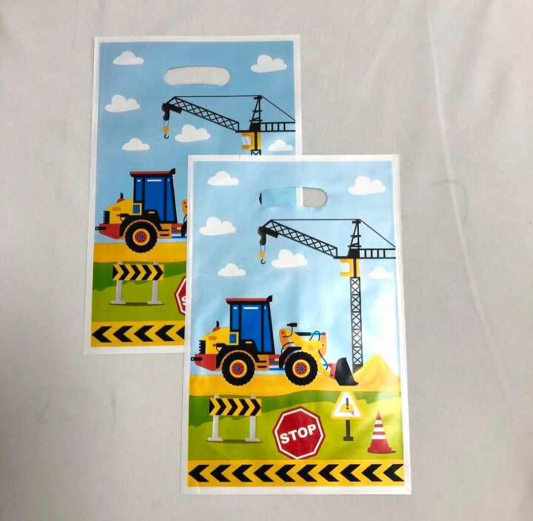 Sachets à bonbons Bulldozer
