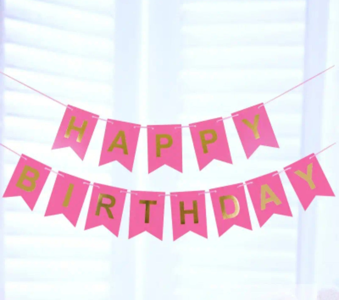 Banderole Happy Birthday