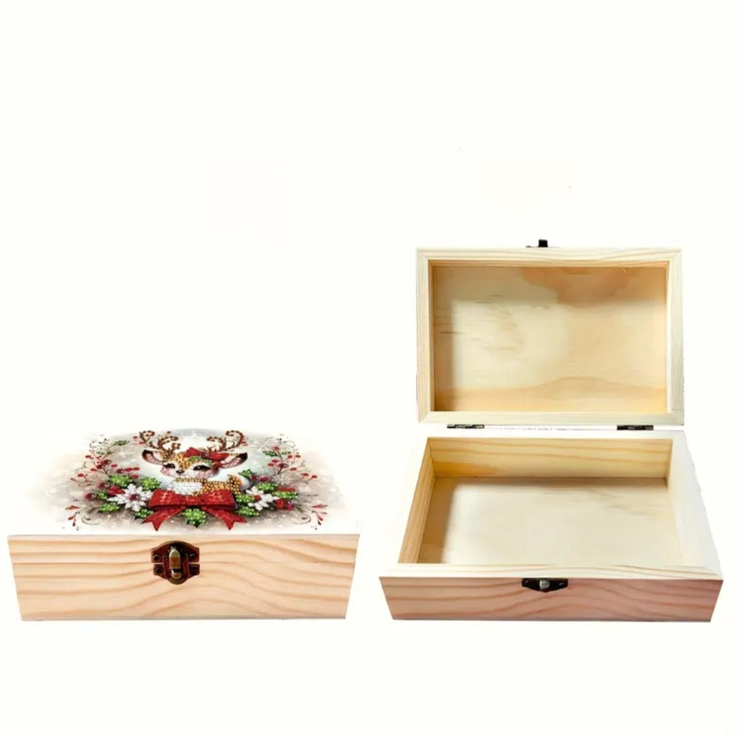 Boîte en bois Renne