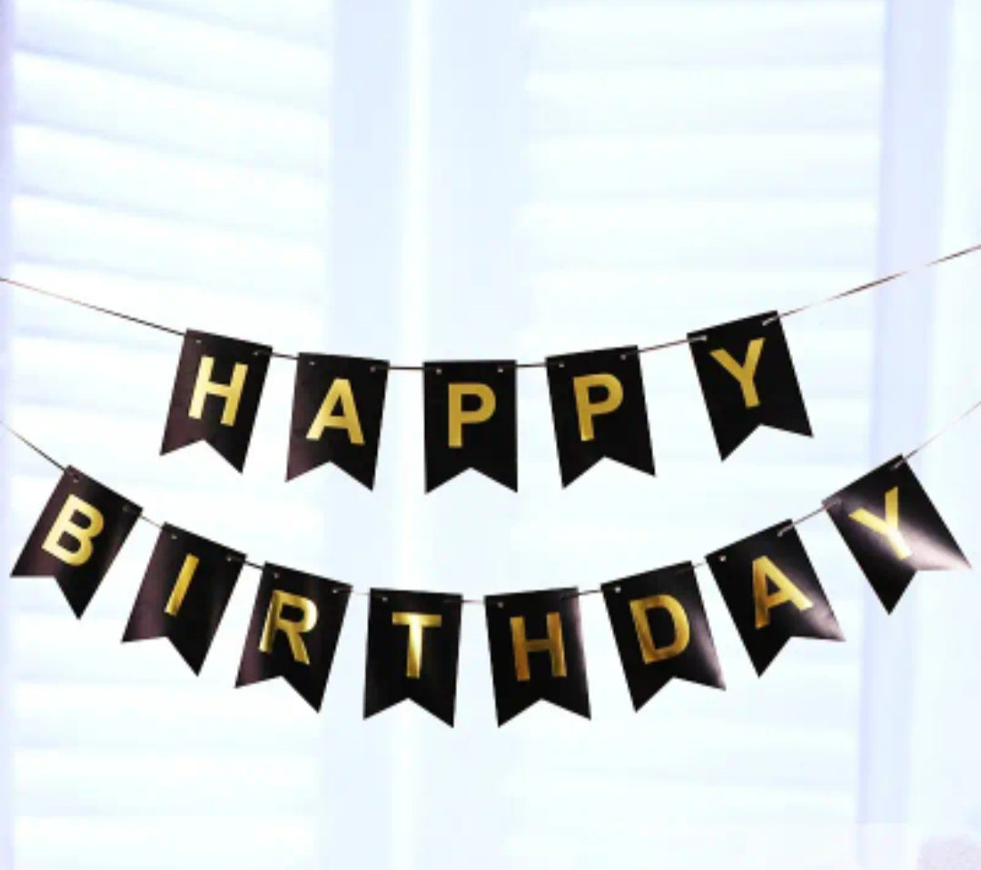 Banderole Happy Birthday