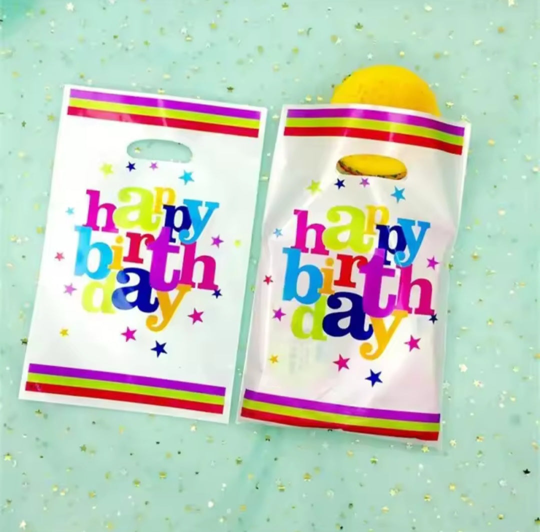 Sachets à bonbons Happy Birthday