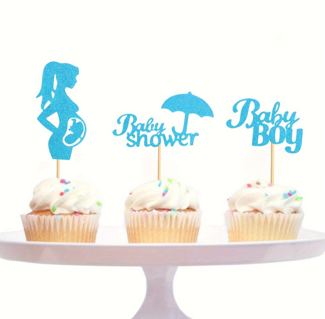 Décorations cupcake Baby Boy