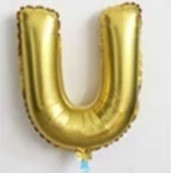 Ballon lettre or 40cm