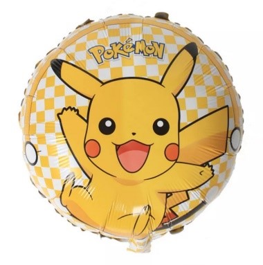 Ballon rond Pokémon Pikachu