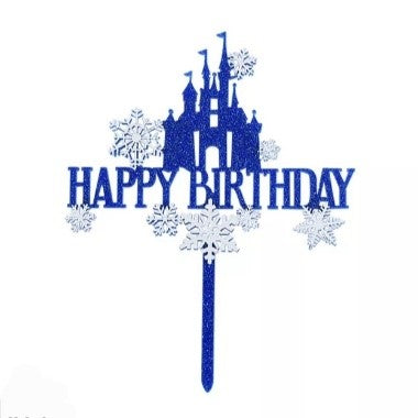 Décoration Happy Birthday pour gâteau thème Disney