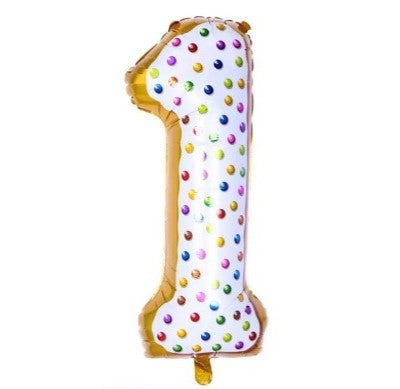 Ballon chiffre Donuts 86cm