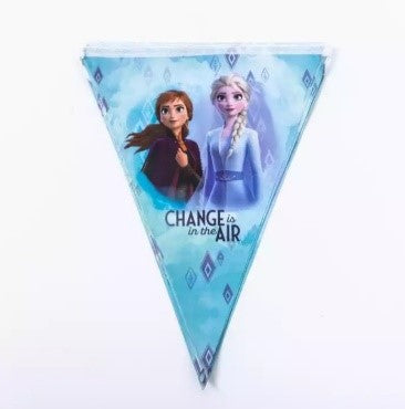 Guirlande fanions la reine des neiges "Change is in the Air"