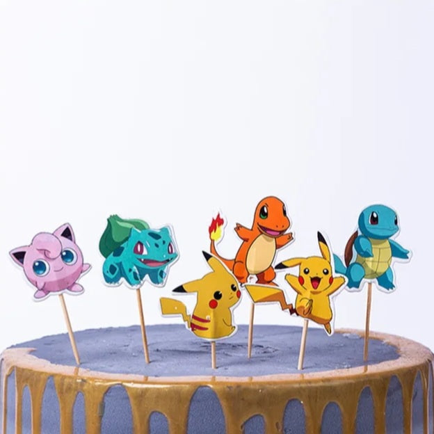 Décorations cupcake Pokémon