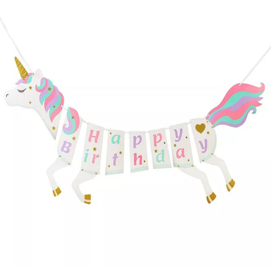 Banderole licorne