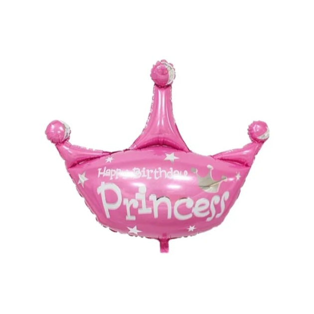 Ballon couronne Happy Birthday Princess