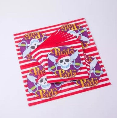 Serviettes Pirate Party