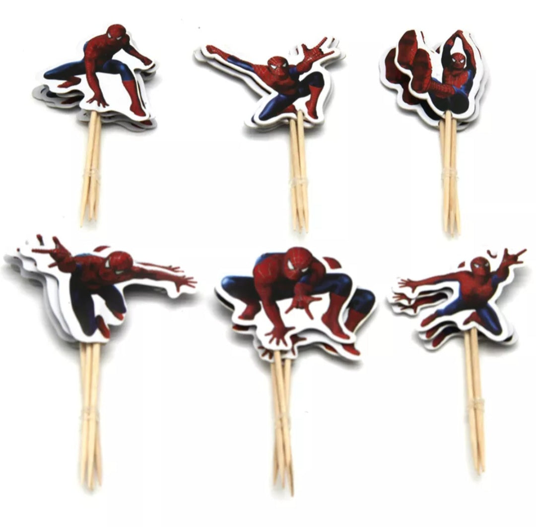 Décorations cupcake Spider-Man