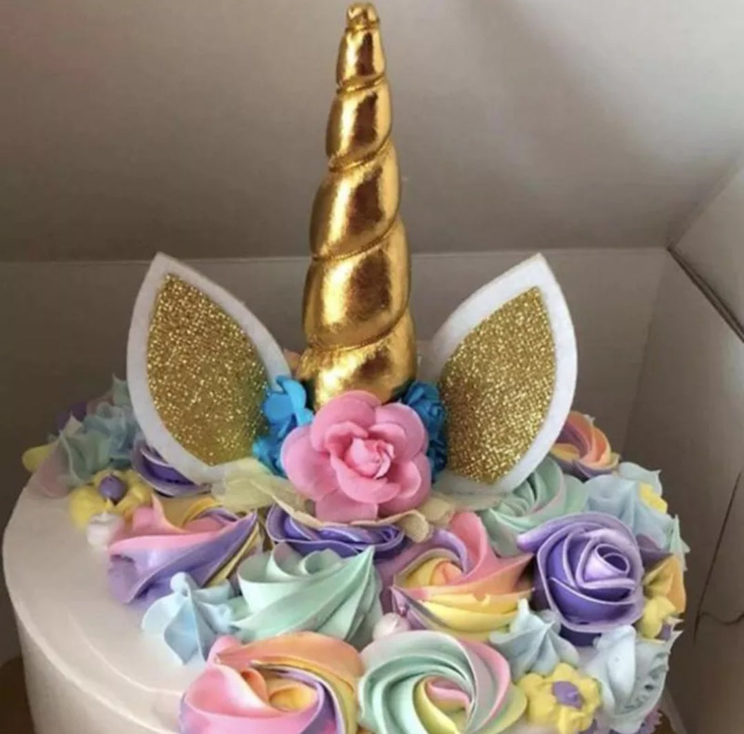 Décoration pour gâteau Licorne