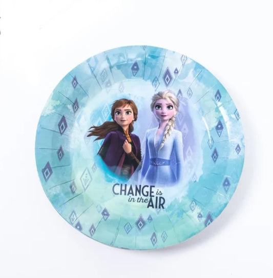 Assiettes la reine des neiges "Change is in the Air"